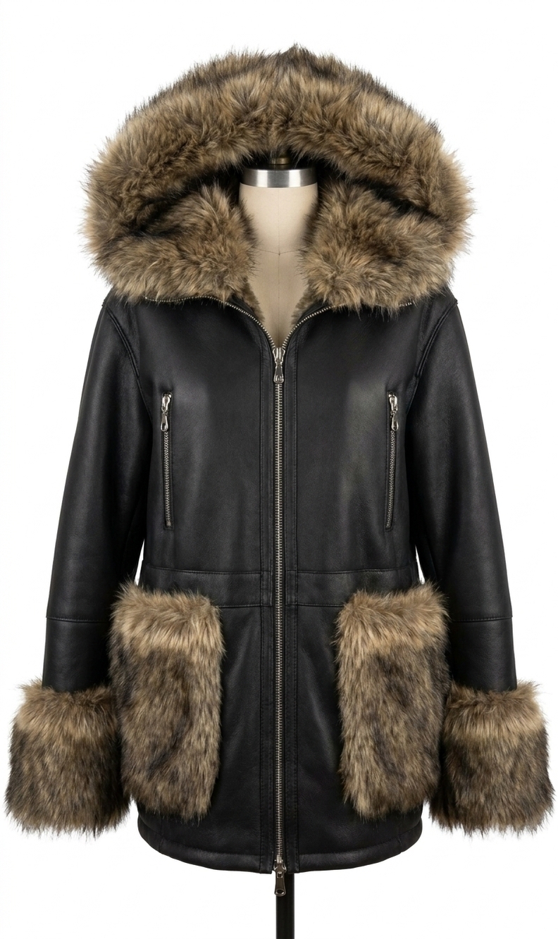 NEW LUSSO BENI adorn jacket in black